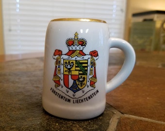 Ottlinger Sevelan Porcelain Mini Stein Furstentum Liechtensten
