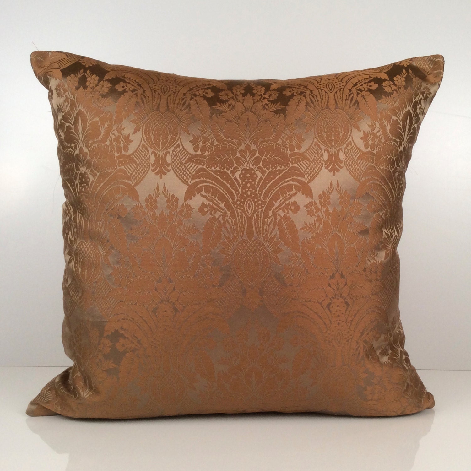 Cinnamon Bronze Pillow Throw Pillow Cover Decorative Pillow
