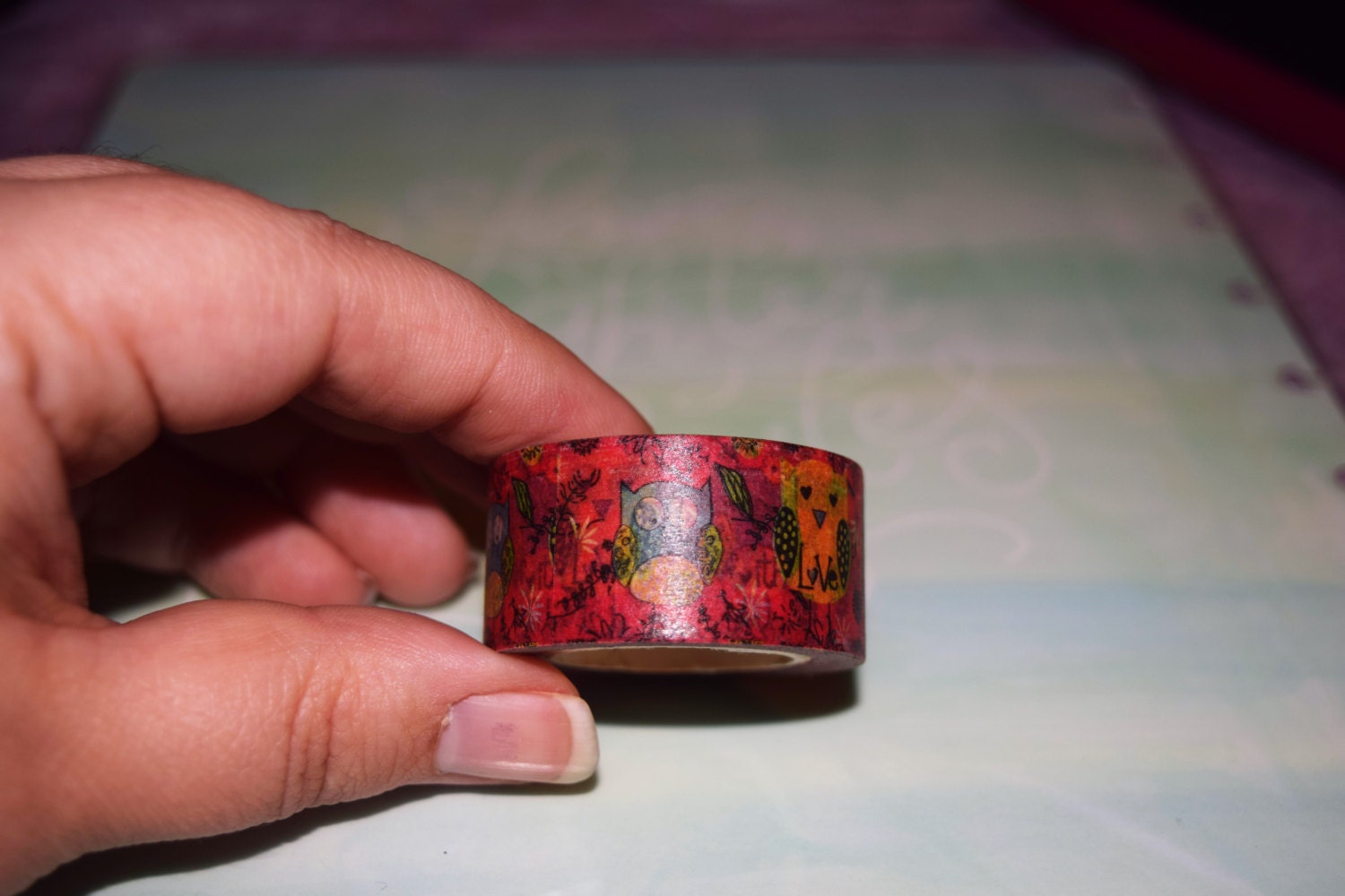 Owl Washi Tape Owl Decorative Tape Planner Washi Packing