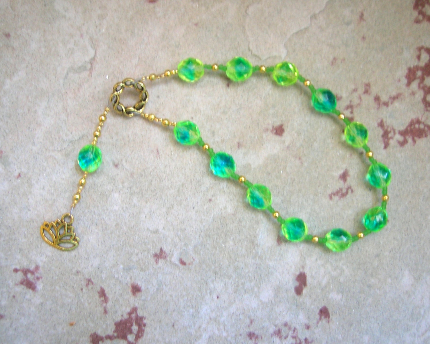 Nefertem Pocket Prayer Beads Egyptian God of Healing Beauty