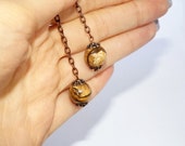 Picture jasper earrings - Dangle earrings - Jasper earings - Jasper stone earrings - Bohemian earrings - Cooper earrings - Chain earrings Picture jasper earrings - Dangle earrings - Jasper earings - Jasper stone earrings - Bohemian earrings - Cooper earrings - Chain earrings