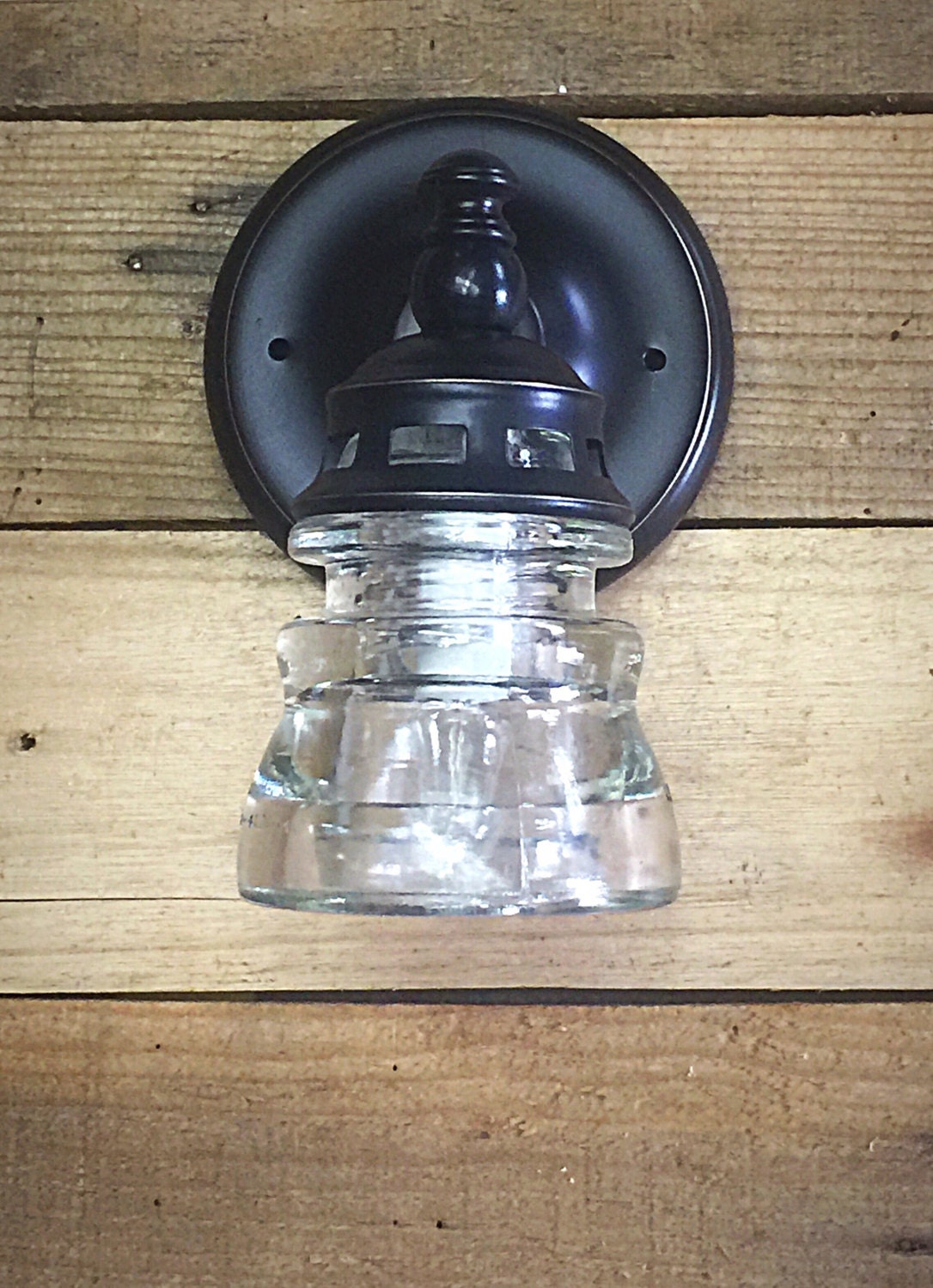 Glass Insulator Light Wall Sconce Wall Light Bathroom