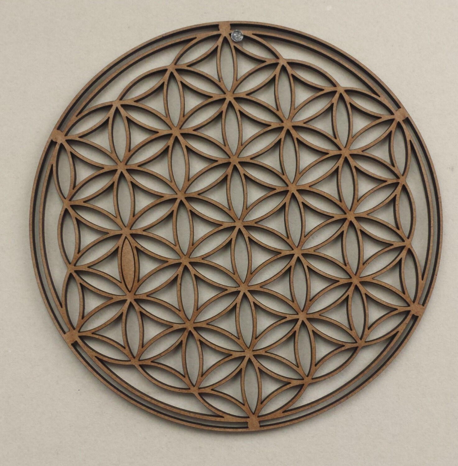 Sacred Geometry Wood Flower of Life for Wall by CeremonyX on Etsy