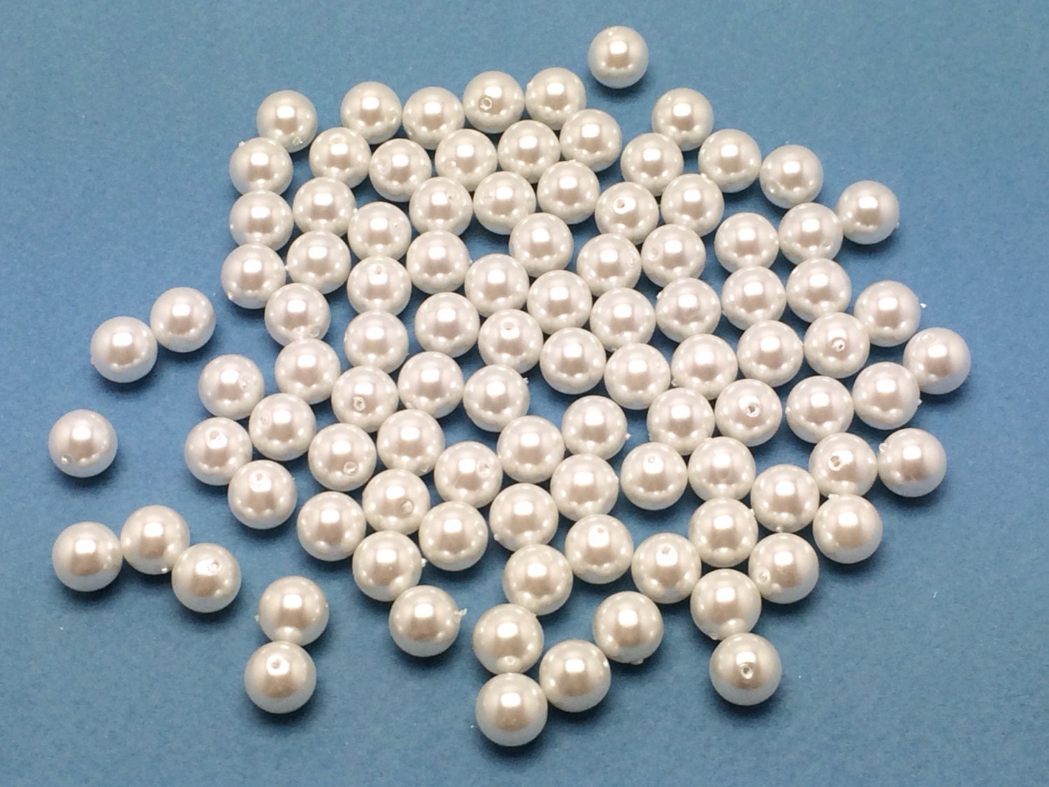 8mm High Quality Imitation Japanese Pearls Ivory Or White