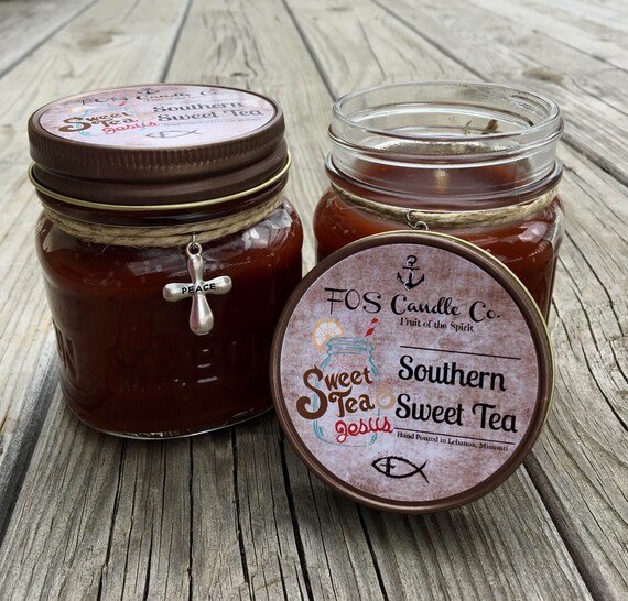 SOUTHERN SWEET TEA 8oz Highly Scented Candle Summertime