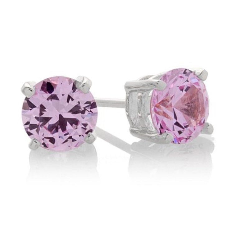 Pink Sapphire Earrings 2.00 ct. Pink Sapphire Stud Earrings