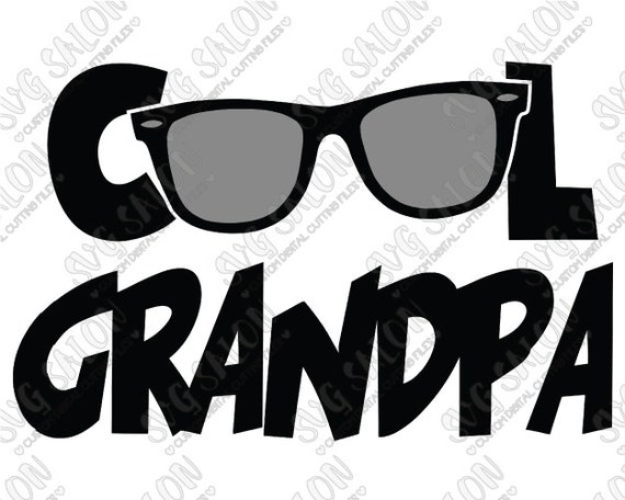 Download Cool Grandpa Custom DIY Iron On Vinyl Shirt Decal by SVGSalon