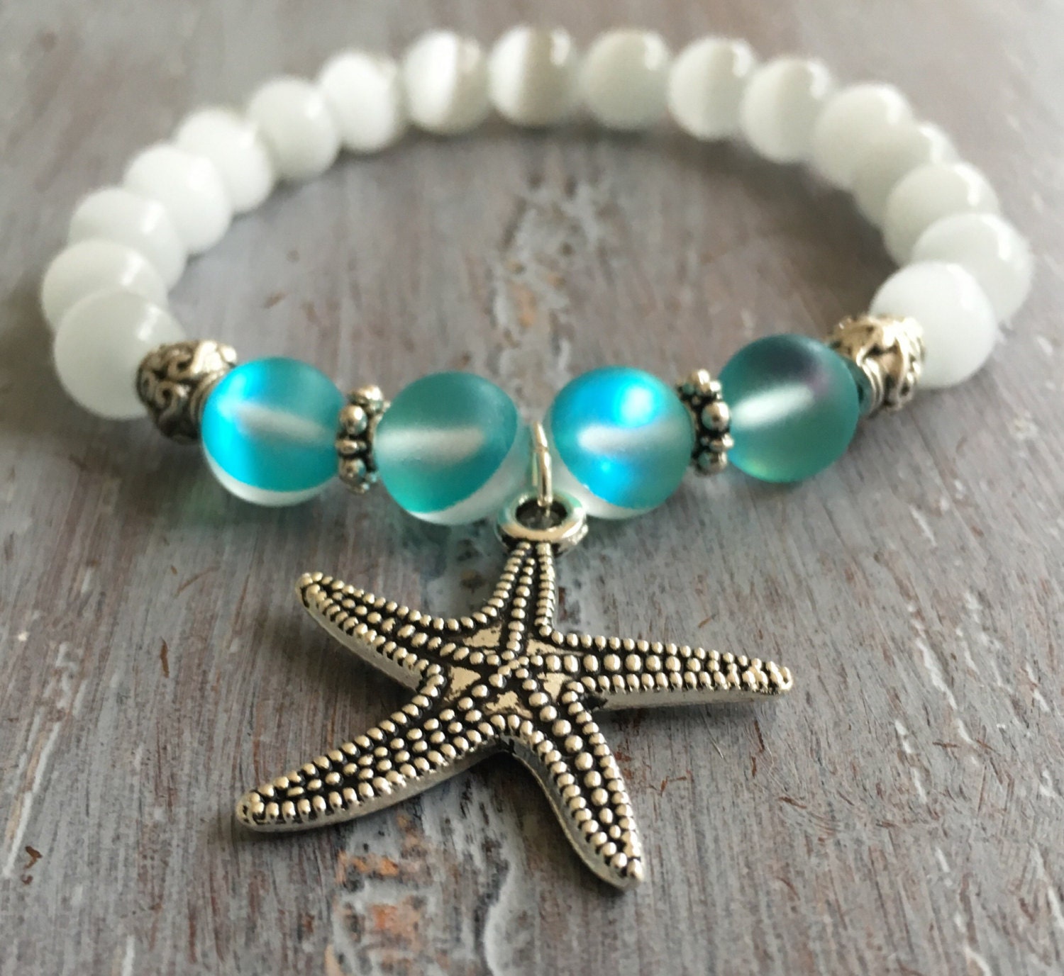 Starfish Bracelet Boho Jewelry Beach Jewelry Charm
