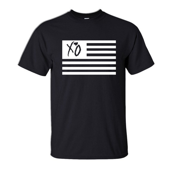 XO The Weeknd Flag TShirts by prodreamdesign on Etsy