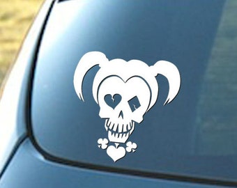 Harley Quinn decal, Suicide Squad decal, car decal, window decal, laptop decal, cell phone decal, wall decal