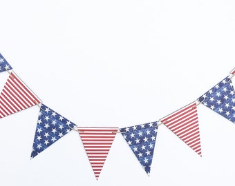 Patriotic bunting | Etsy