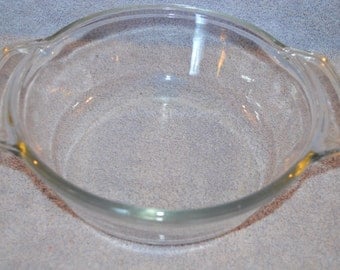 Anchor Hocking 1.5 Liter Clear Glass Replacement Casserole Dish Retro Kitchen