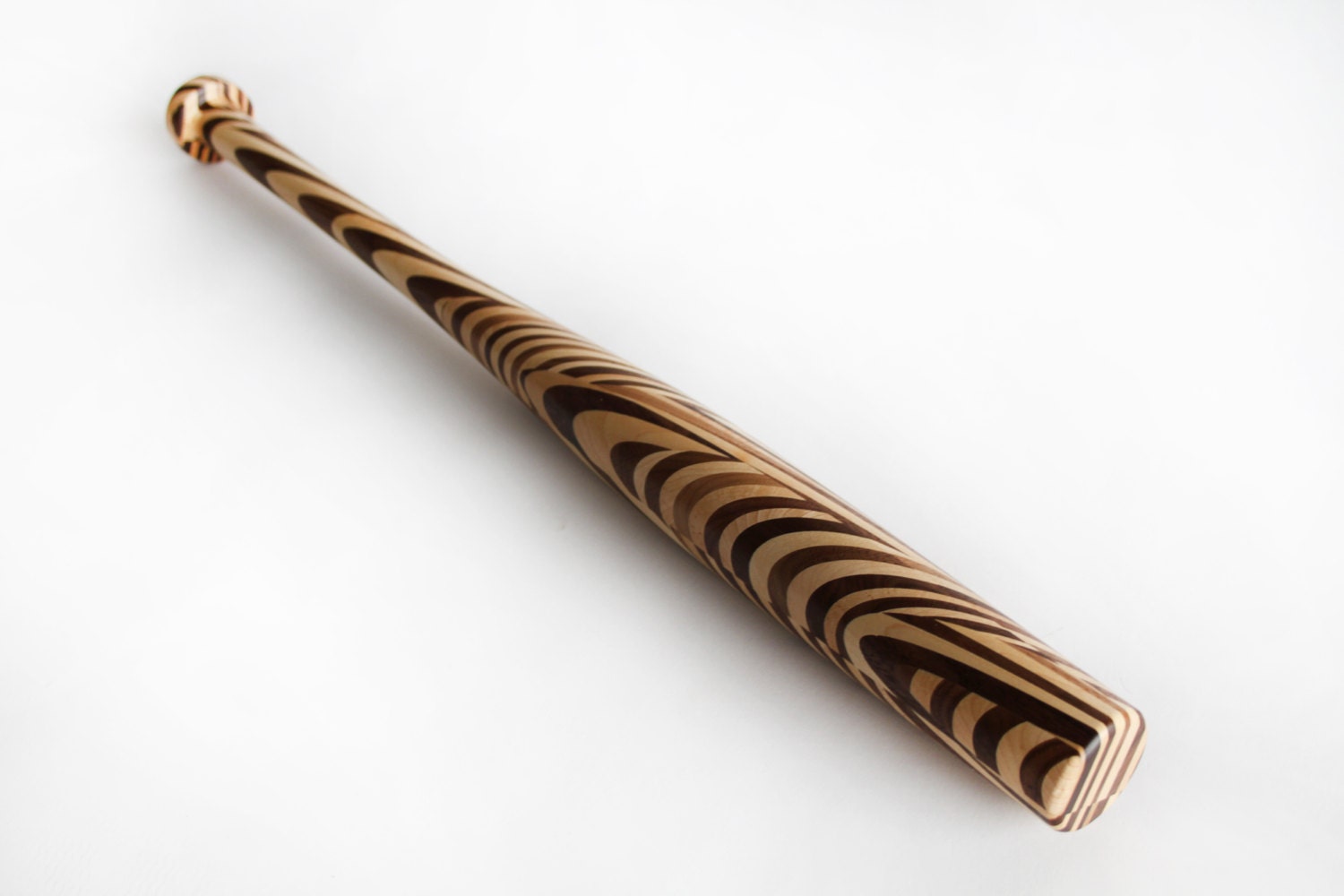 Baseball Bat made from recycled maple and walnut decor