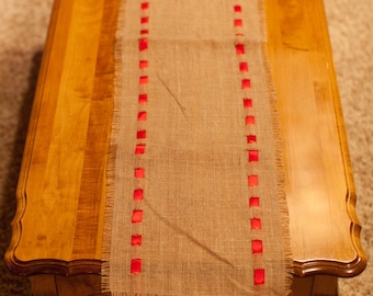 6 Foot Burlap Table Runner