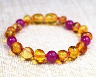 Genuine Baltic Amber. Baby Teething Bracelet. Baltic amber. Amber teething bracelet. Baby amber bracelet. Anklet. Baby amber anklet