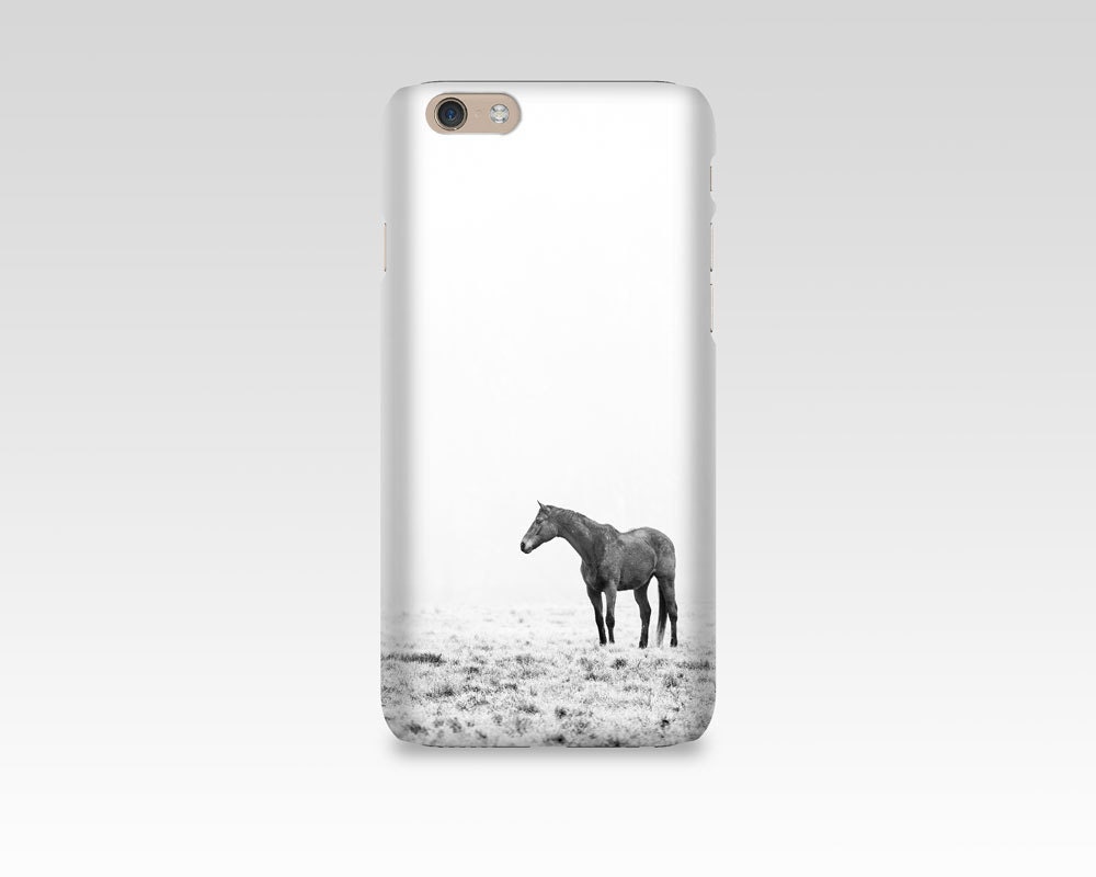 Black and White Horse Phone Case iPhone 7 case Samsung S7