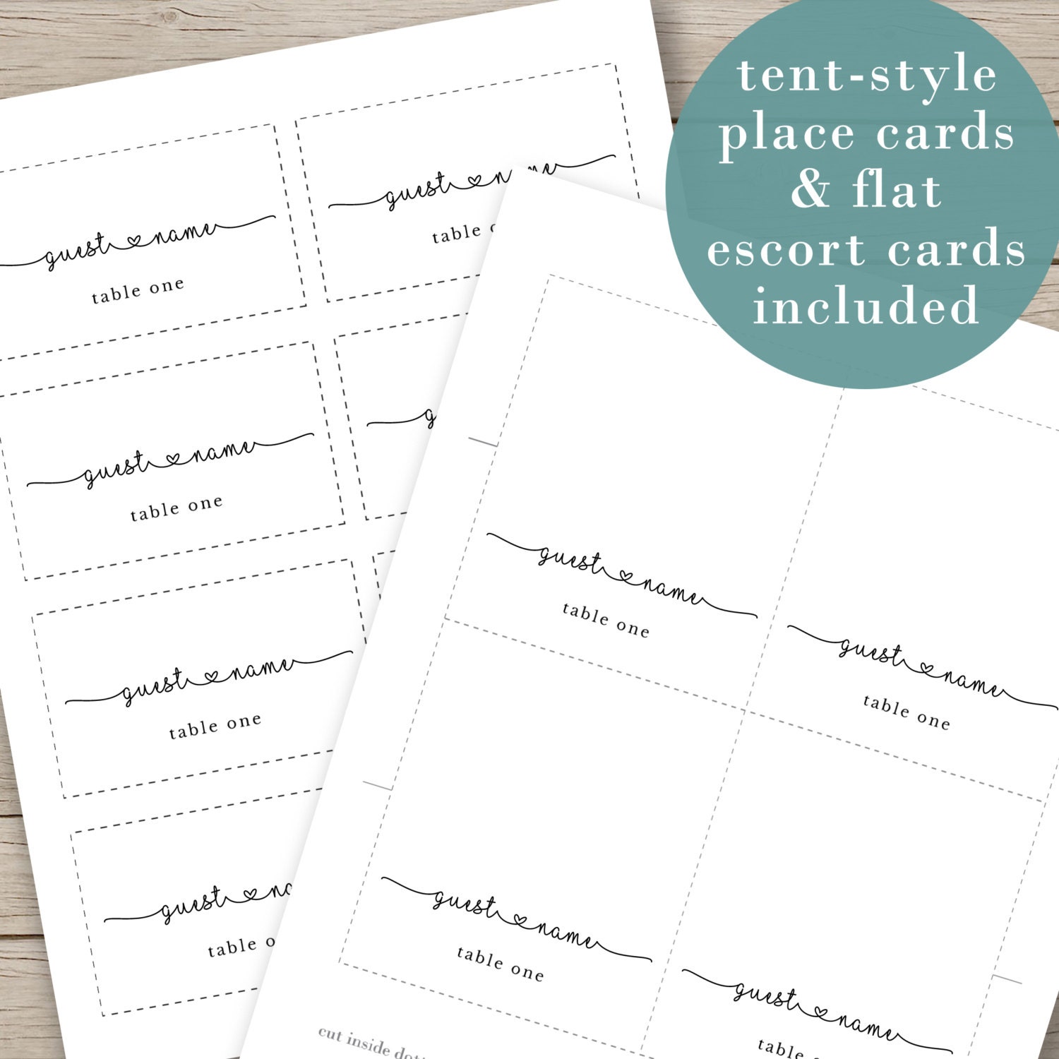 It's just a photo of Fabulous Printable Escort Cards It's just a picture of Fabulous Printable Escort Cards