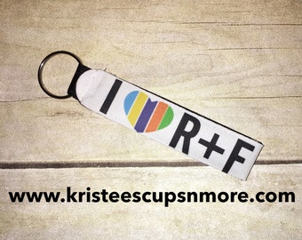 ON SALE** love R+F Keychain ILRF772901