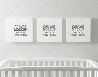 Canvas Photography Mockup / 5x5 photo canvas / 8x8 canvas frame / 12x12 blank canvas / 20x20 blank canvas art canvas / canvas poster