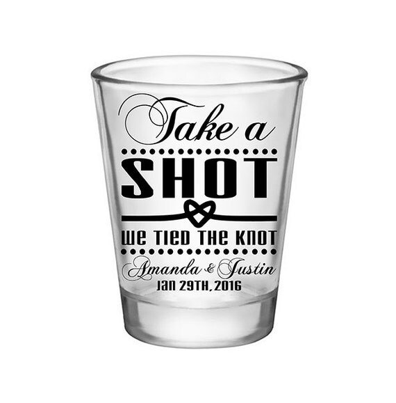 200x Take A Shot We Tied The Knot Wedding Custom By Thatwedshop 0784