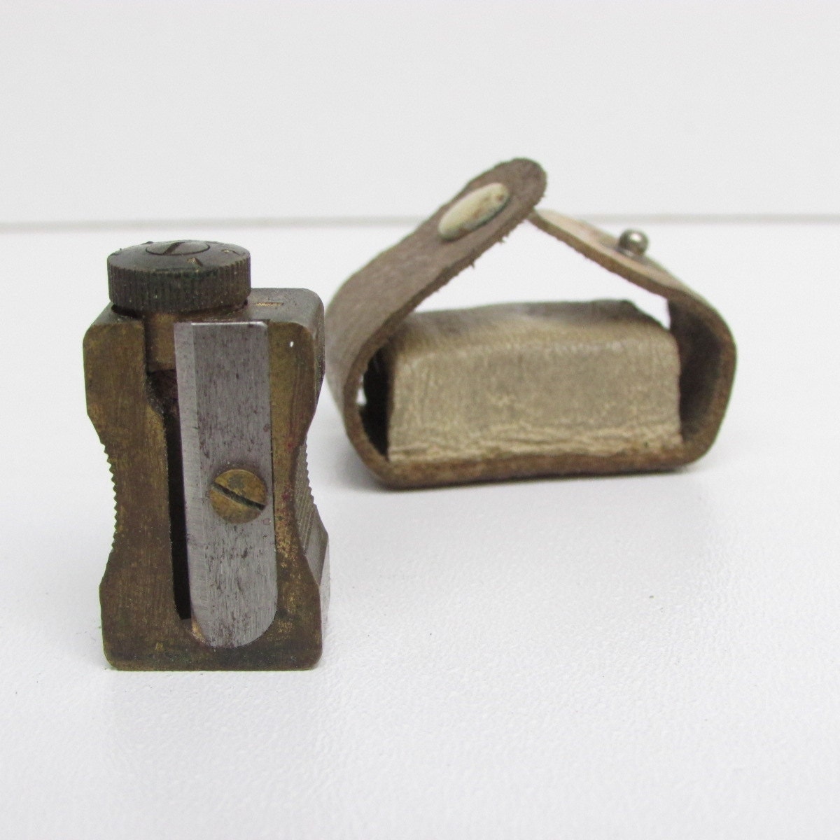 Rare Vintage Brass Pencil Sharpener LYRA N 9567 Collectable