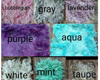 Curly felted layer, curly wool, Newborn photography prop