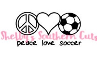 Free Free 116 Peace Love Soccer Svg SVG PNG EPS DXF File