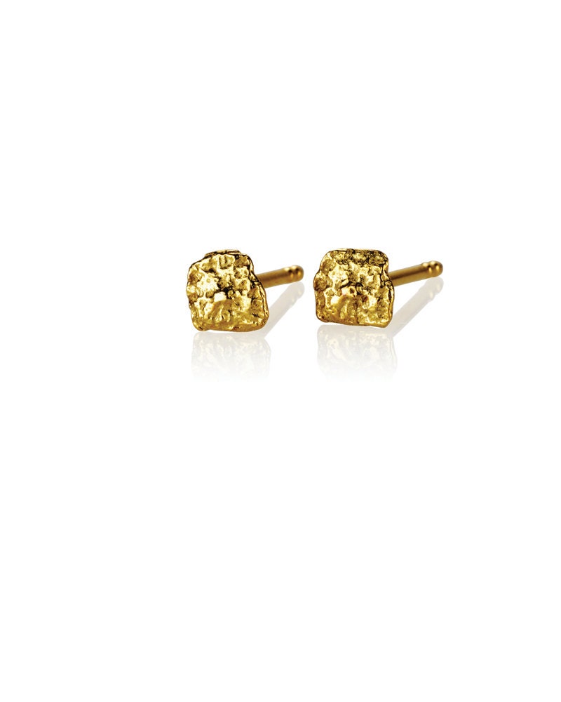 Solid gold stud earrings 14k solid gold studs 14k post