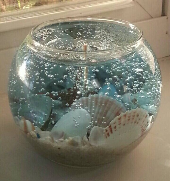 Beautiful Ocean Gel Candles Shipping Included by CandeesCandles