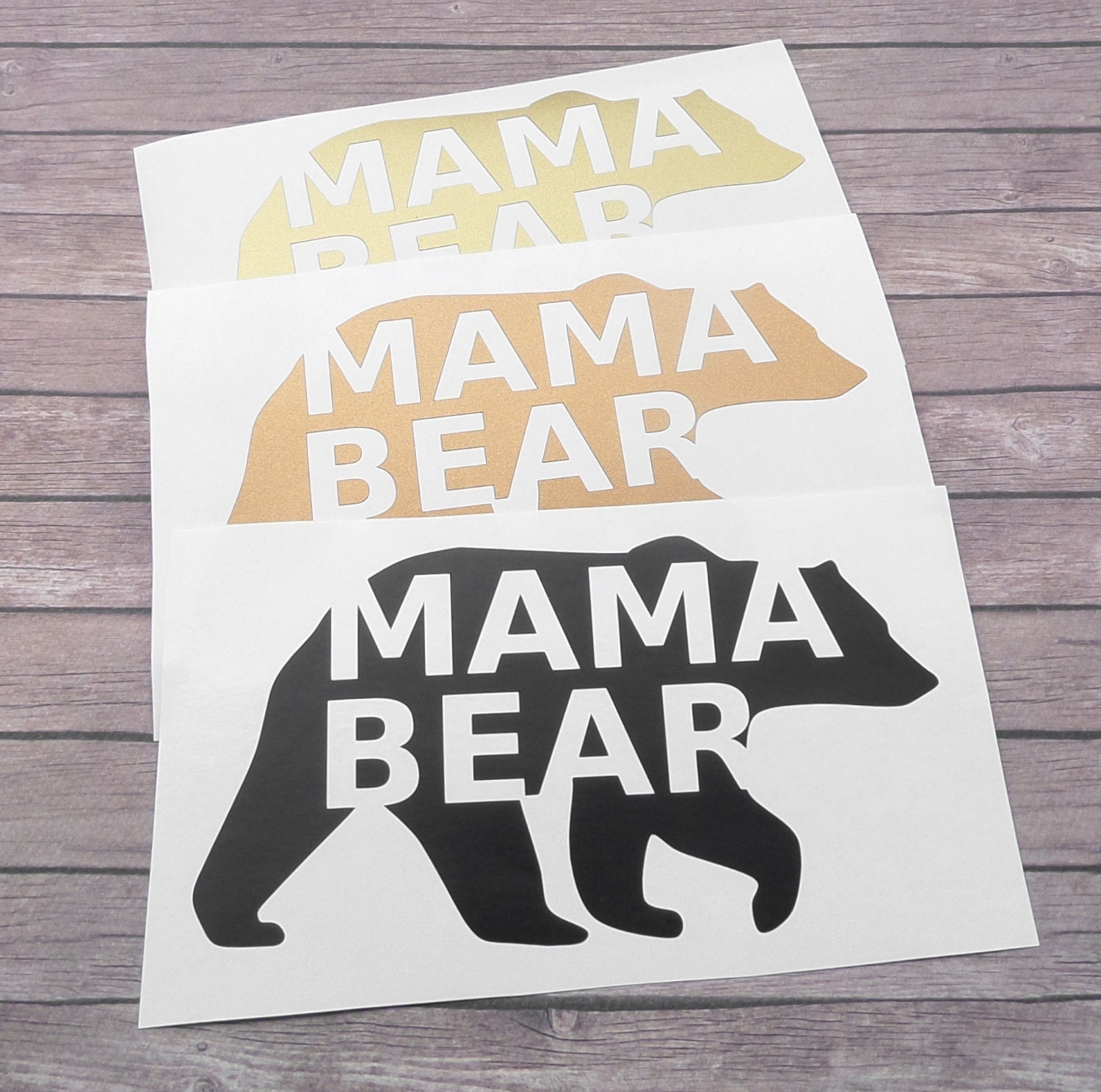 MAMA BEAR decal vinyl car window sticker mama bear car