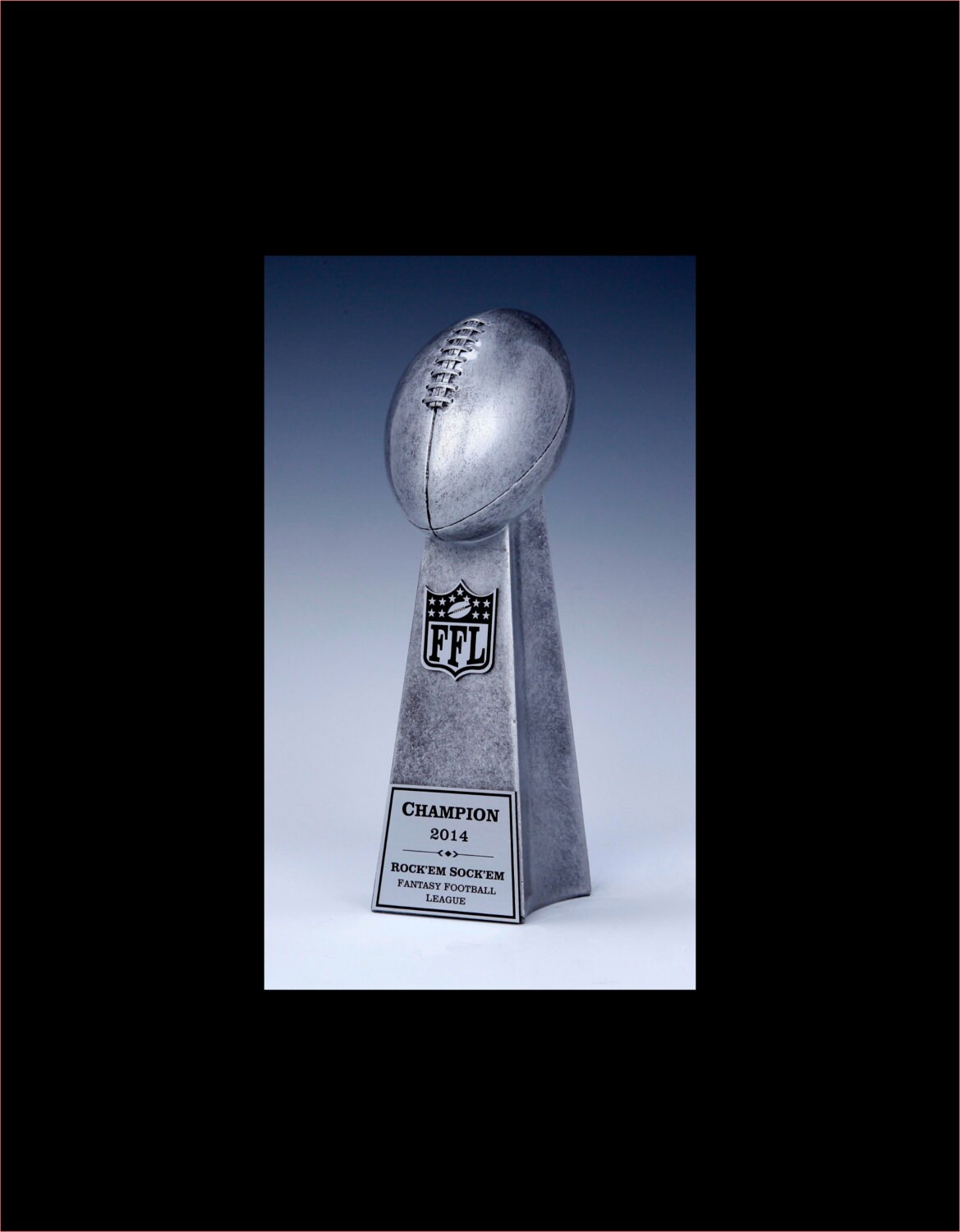 Fantasy Football Trophy Lombardi Style Award Small 9 1/2