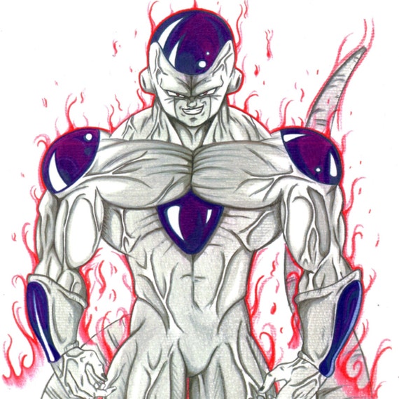 Drawing of Frieza Full Power from Dragon Ball Z by TolgArt on Etsy Drawing of Frieza Full Power from Dragon Ball Z by TolgArt on Etsy