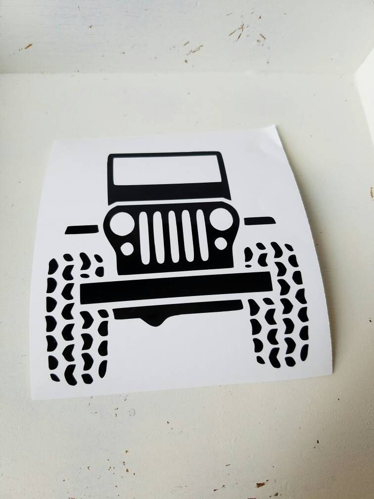 Jeep decal Jeep vinyl decal car decal window decal decal