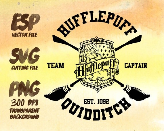Download Hufflepuff Quidditch Clipart SVG Cutting ESP Vectors files