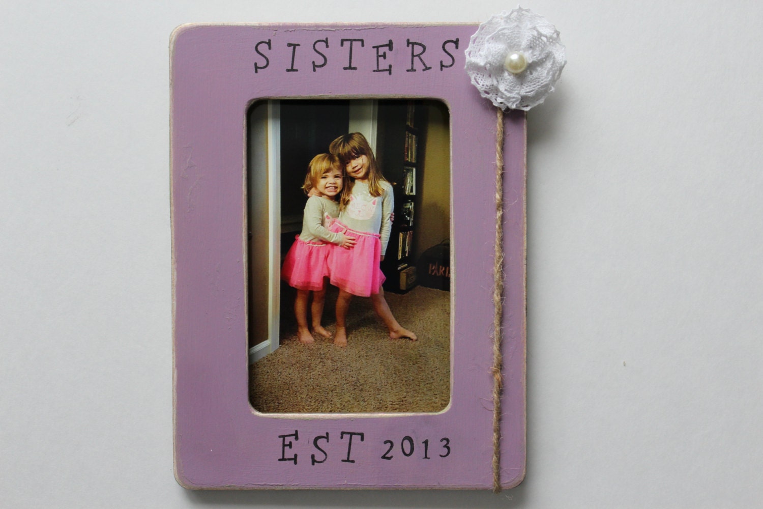 Sisters Picture Frame Lavender Photo Frame Sister Gift