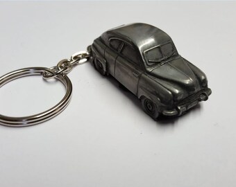 Saab 92 3D split-ring keyring FULL CAR ref224