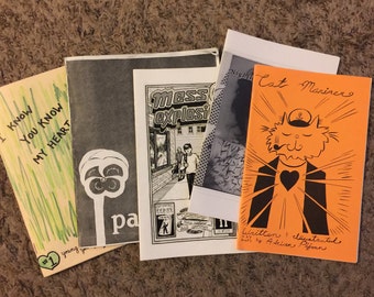 Lot of 5 Random Zines Magazines