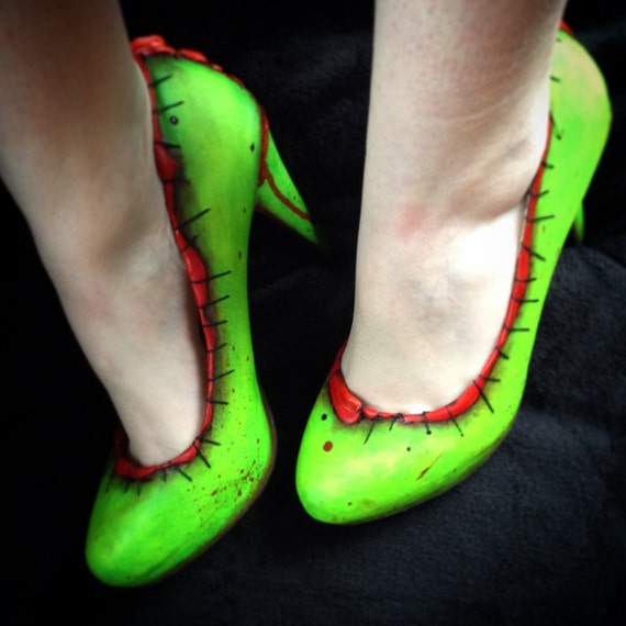 Comic Book Marilyn Zombie Shoes