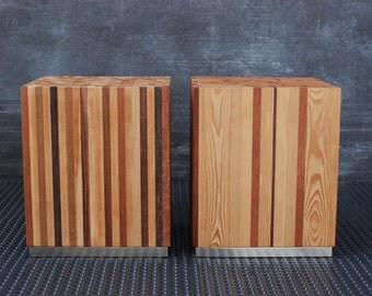 Living room table made in solid wood / Coffee table modern / Center table / Bedside table in Solid Wood / Nightstand designer furniture