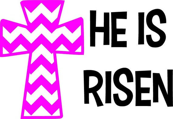 Download Items similar to He is Risen Easter SVG, Christian Easter ...