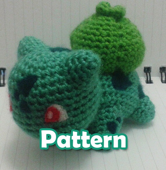 Items similar to Bulbasaur Pokemon Amigurumi Pattern on Etsy