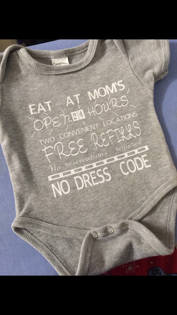 Breastfeeding Onesie funny by SimplyThreadedCLC on Etsy