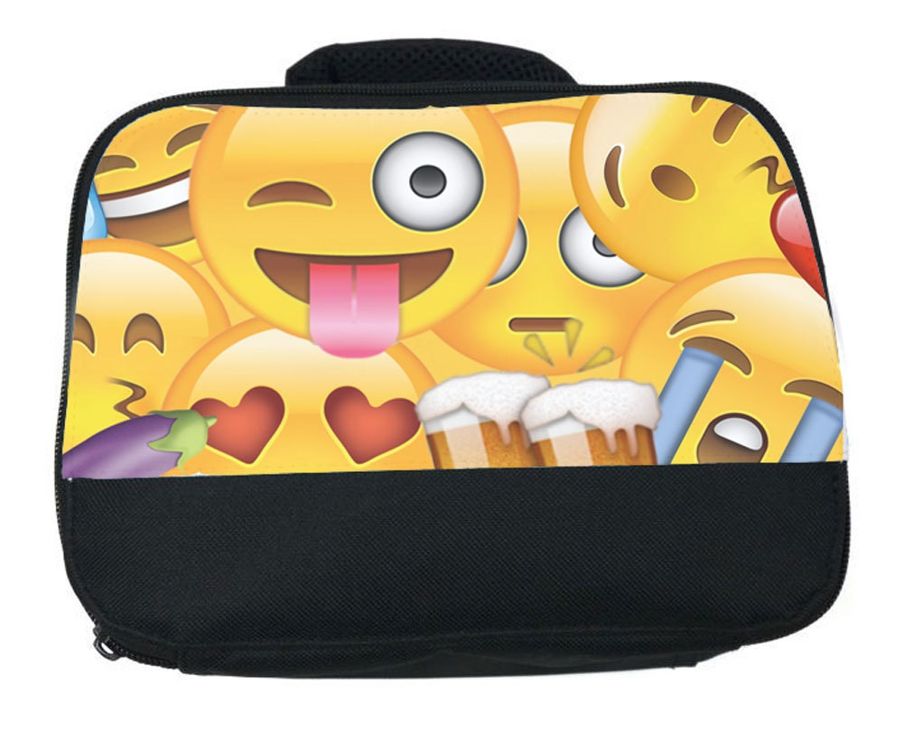 Emoji lunch bag Can be personalised Crazy Gang