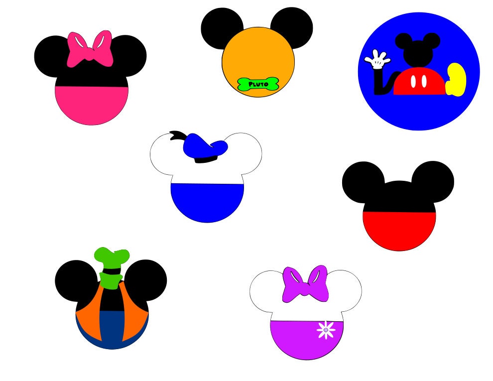 Download Mickey Mouse Clubhouse Mickey Heads svg files
