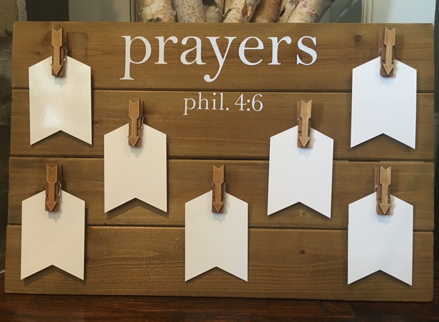 Prayer Board // Wooden Prayer Sign // Prayer Request