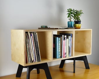VINYL RECORD SHELVES, lp storage, retro bookcase, media console, tv stand