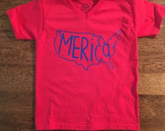 Monogrammed Star Mason Jar Shirt. America Shirt. Fourth Of