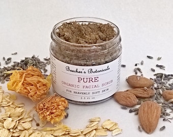 PURE Organic Face Scrub | Organic Facial Scrub