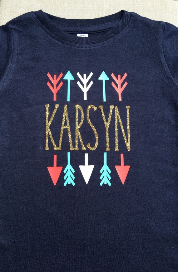 Little Girls Custom Shirt Personalized Girls by SassyGirlsDesign