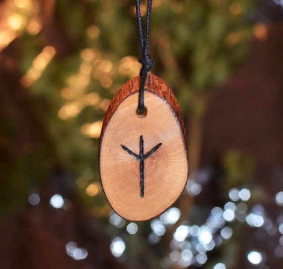 Rune Necklace Viking Pendant Rune Symbol of Your Choice Elder